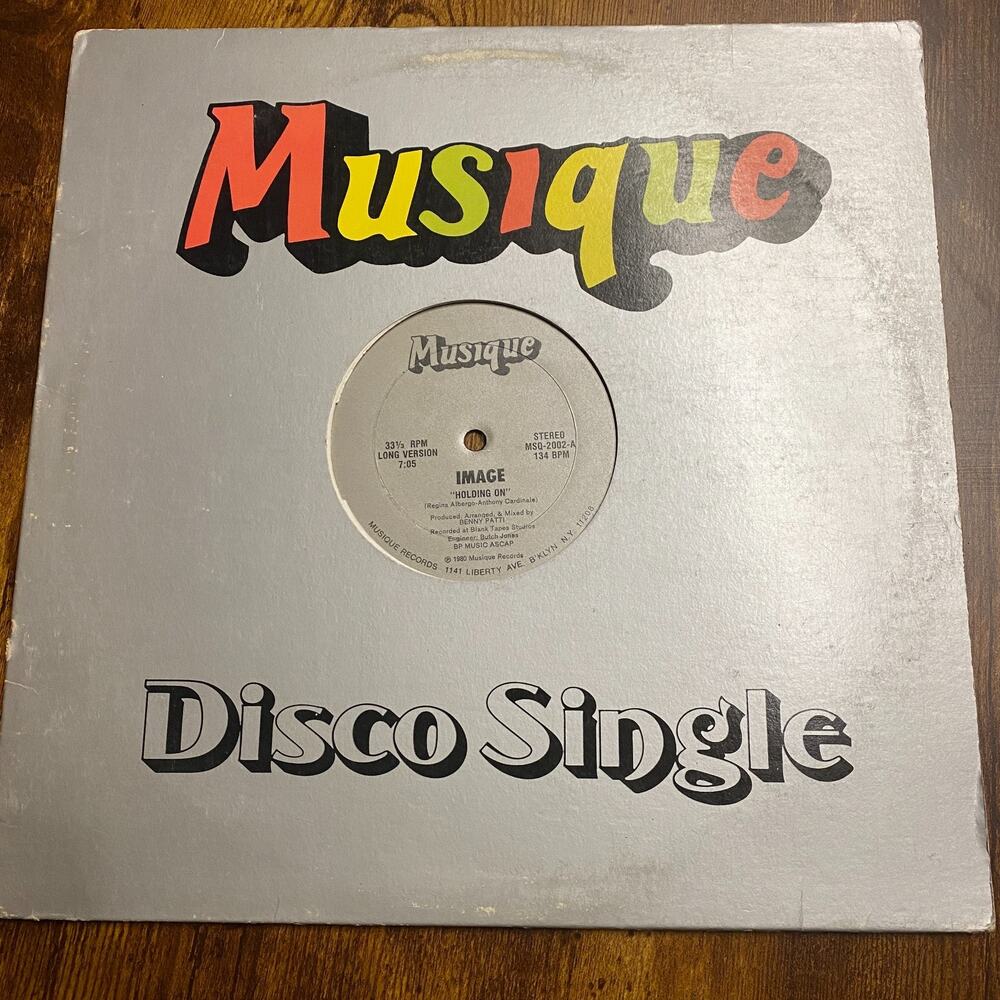 Image Holding On Vinyl 12” Record Long & Short Version 1980 Musique MSQ-2001